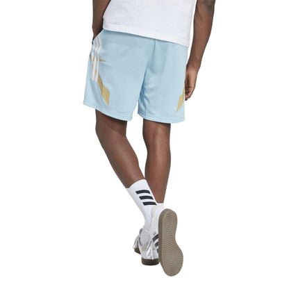 Light Blue-White - Back - Adidas Mens House Of Tiro Nations Training Shorts