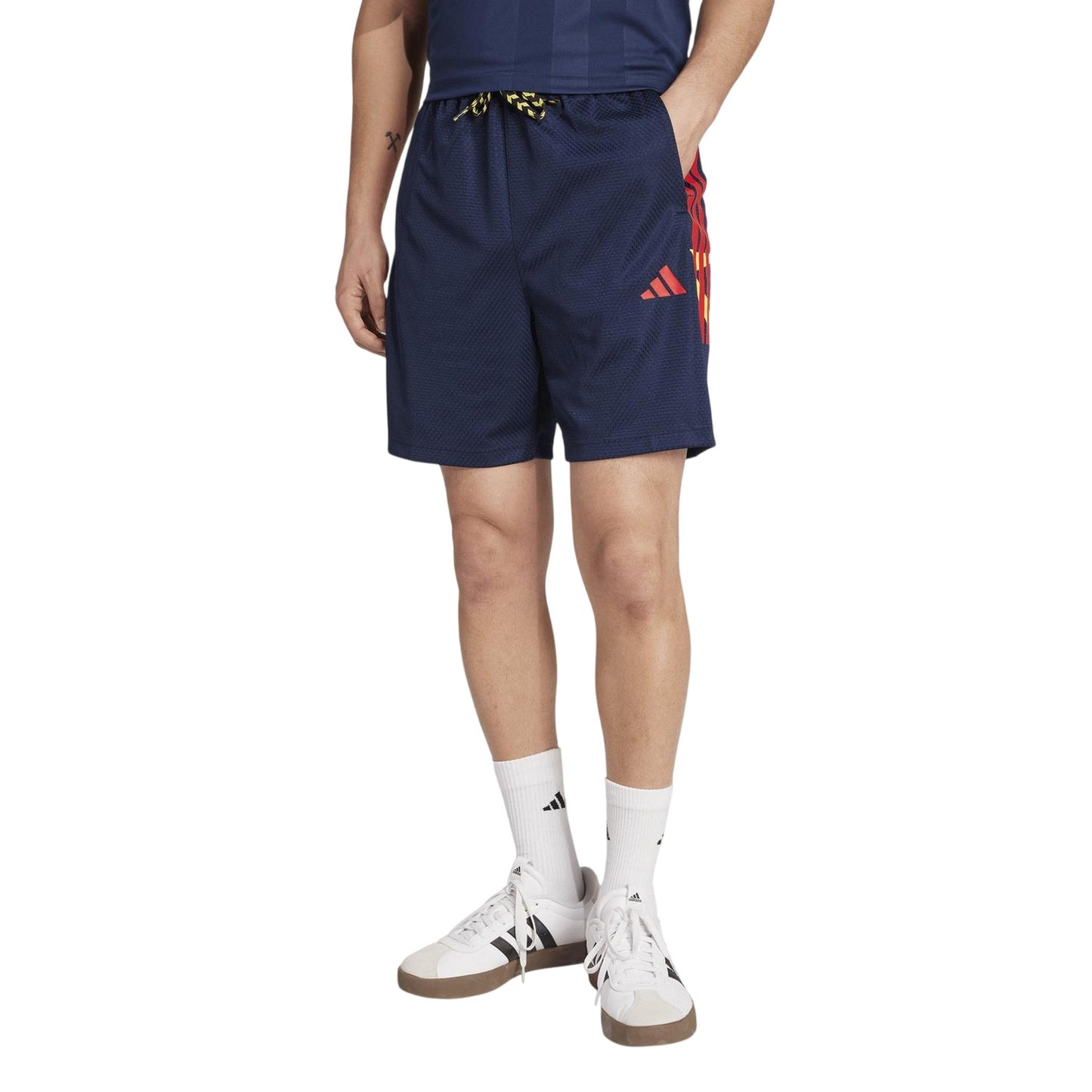 Navy-Red - Lifestyle - Adidas Mens House Of Tiro Nations Training Shorts