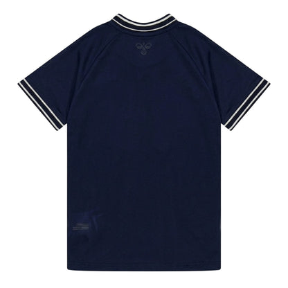 Black Iris - Back - Hummel Childrens-Kids Raglan Regular Polo Shirt