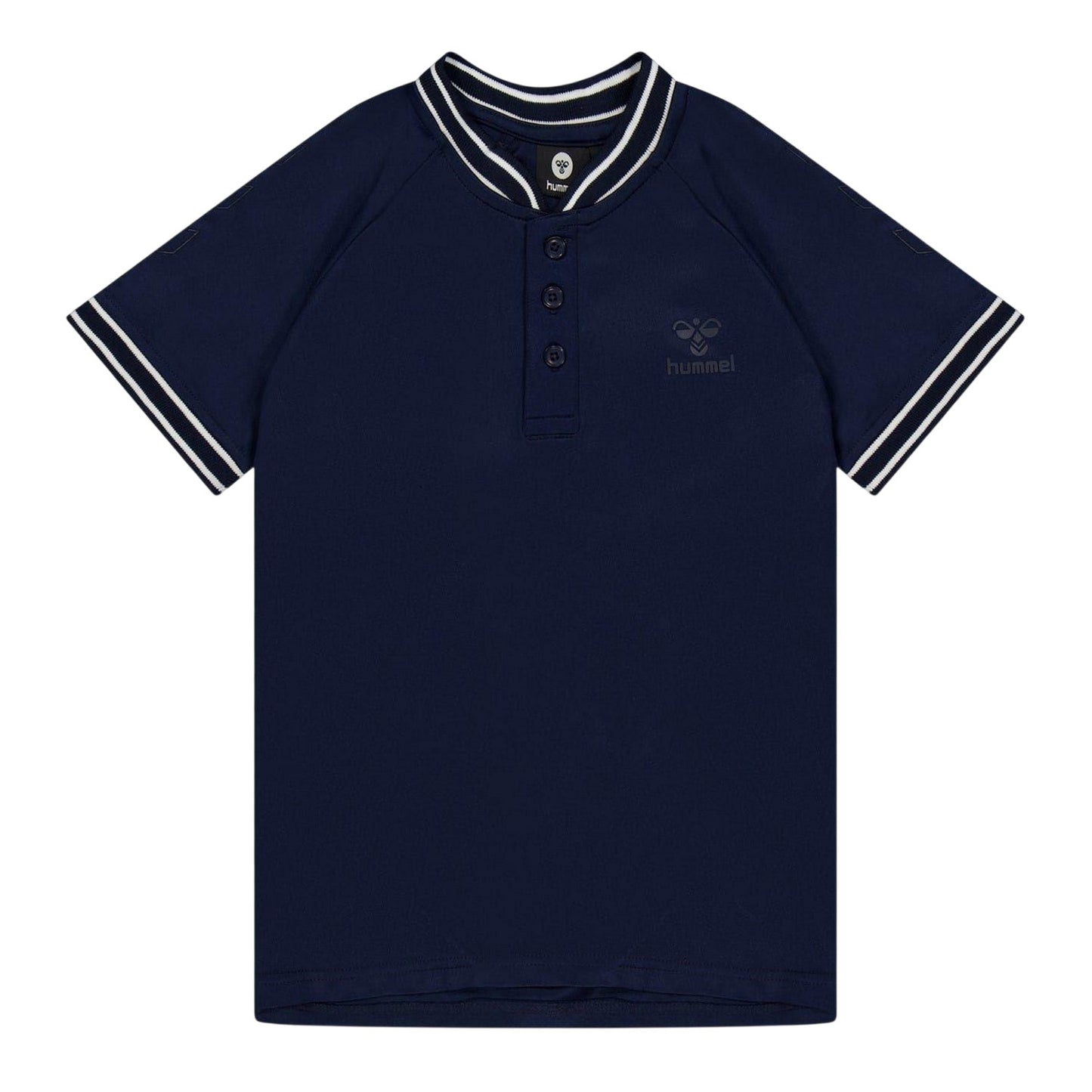 Black Iris - Front - Hummel Childrens-Kids Raglan Regular Polo Shirt