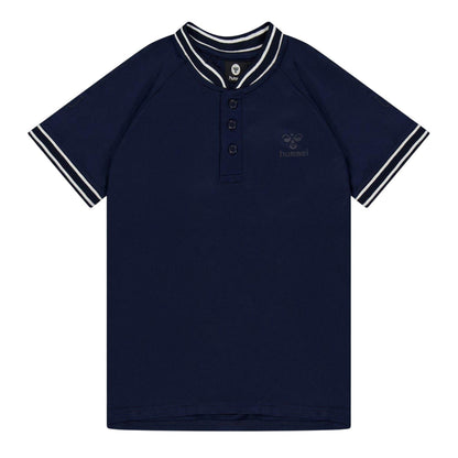 Black Iris - Front - Hummel Childrens-Kids Raglan Regular Polo Shirt