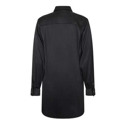Black - Back - Diesel Womens-Ladies Regular Shirt Dress