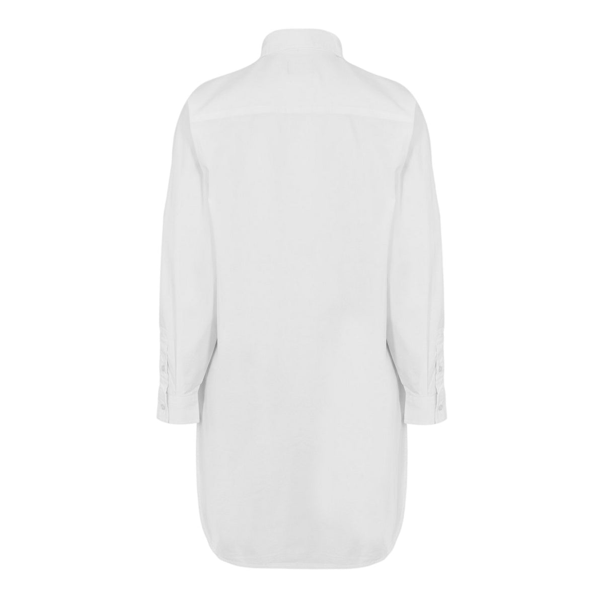 White - Back - Diesel Womens-Ladies Regular Shirt Dress