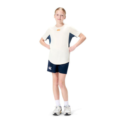 Grey-Navy - Lifestyle - Canterbury Childrens-Kids Vapodri Training T-Shirt