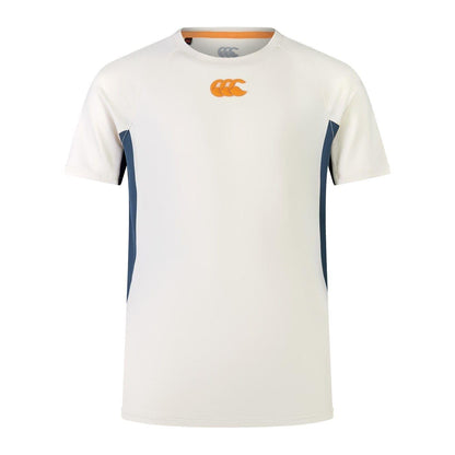 Grey-Navy - Front - Canterbury Childrens-Kids Vapodri Training T-Shirt