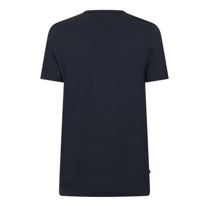 Black - Back - Luke Mens Arandano Lettering Regular T-Shirt