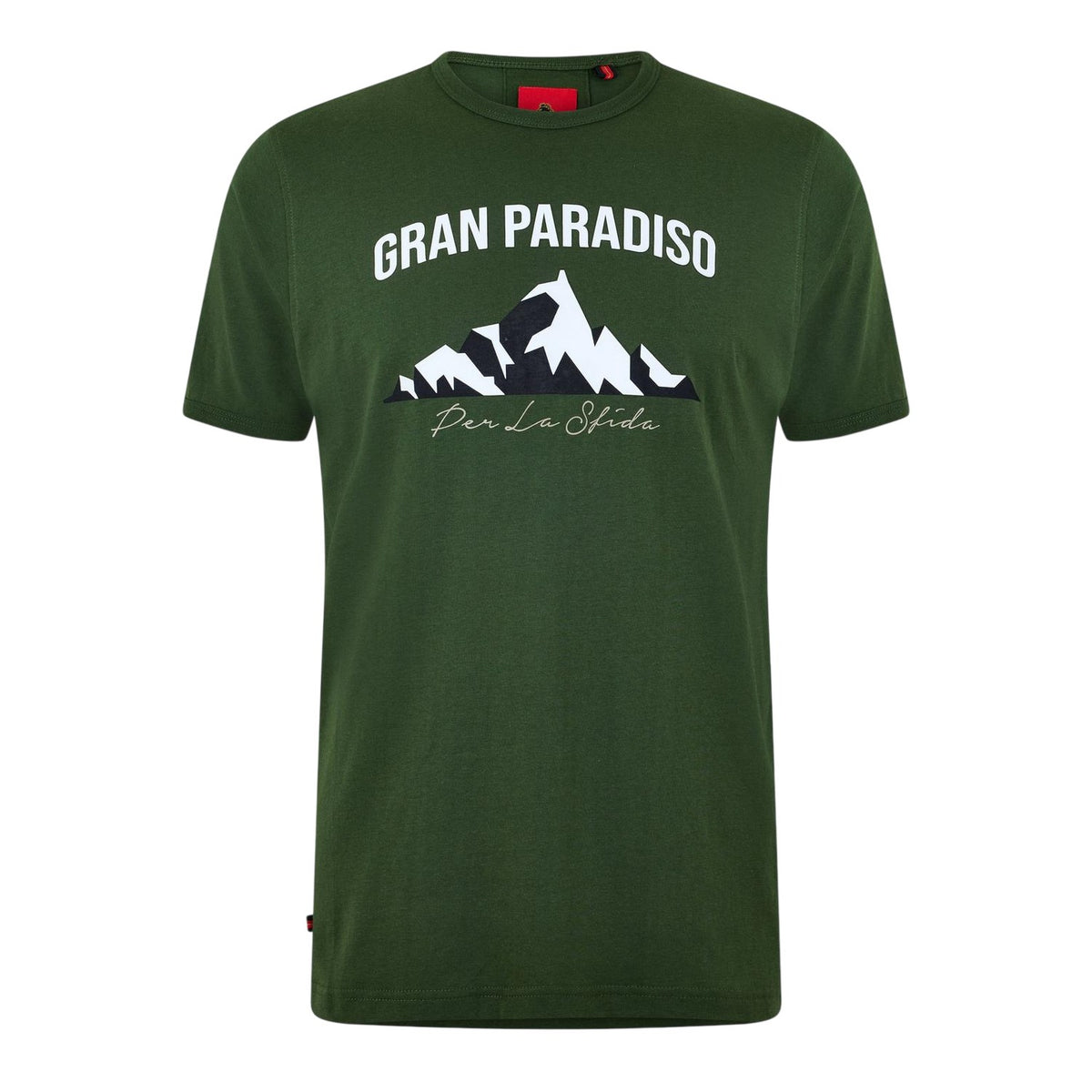Green - Front - Luke Mens Arandano Lettering Regular T-Shirt