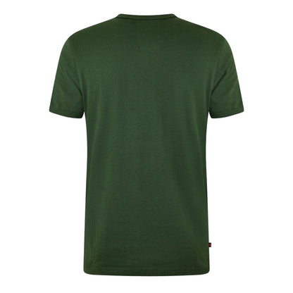 Green - Back - Luke Mens Arandano Lettering Regular T-Shirt