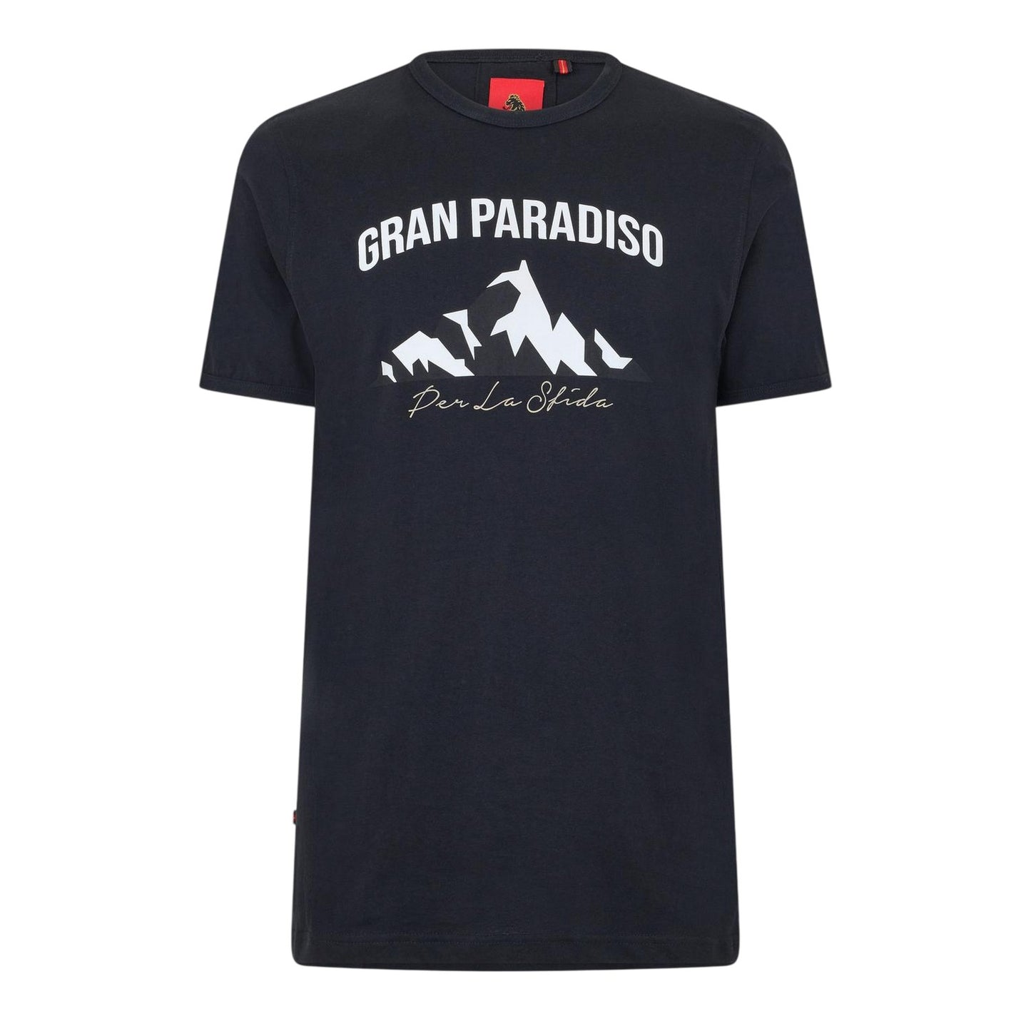 Black - Front - Luke Mens Arandano Lettering Regular T-Shirt