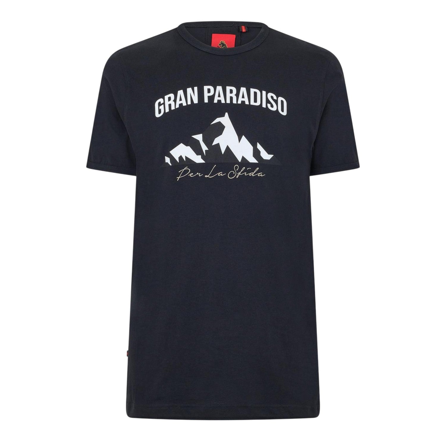 Black - Front - Luke Mens Arandano Lettering Regular T-Shirt