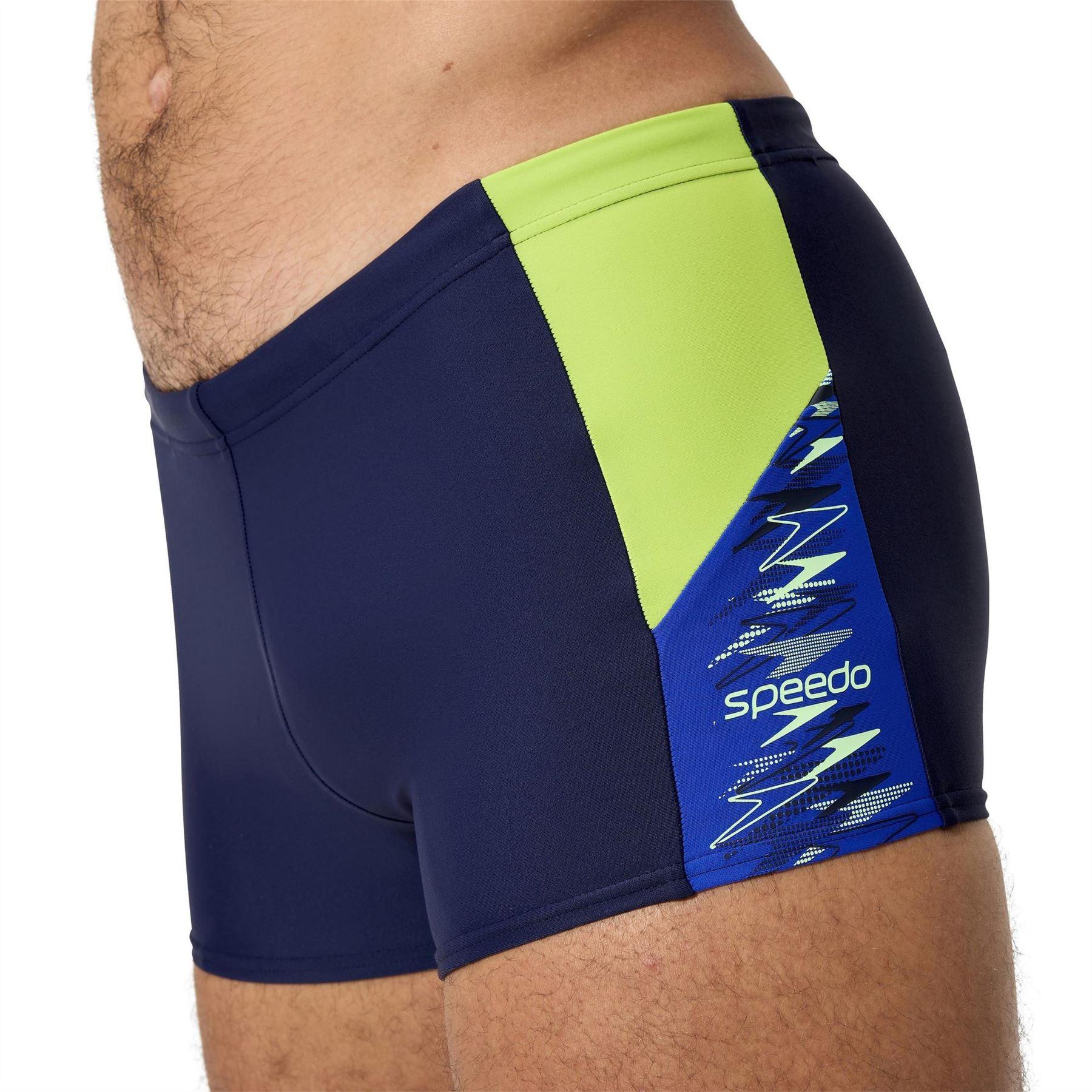 Peacoat-Deep Blue - Side - Speedo Mens Dive Aquashort Swimming Trunks