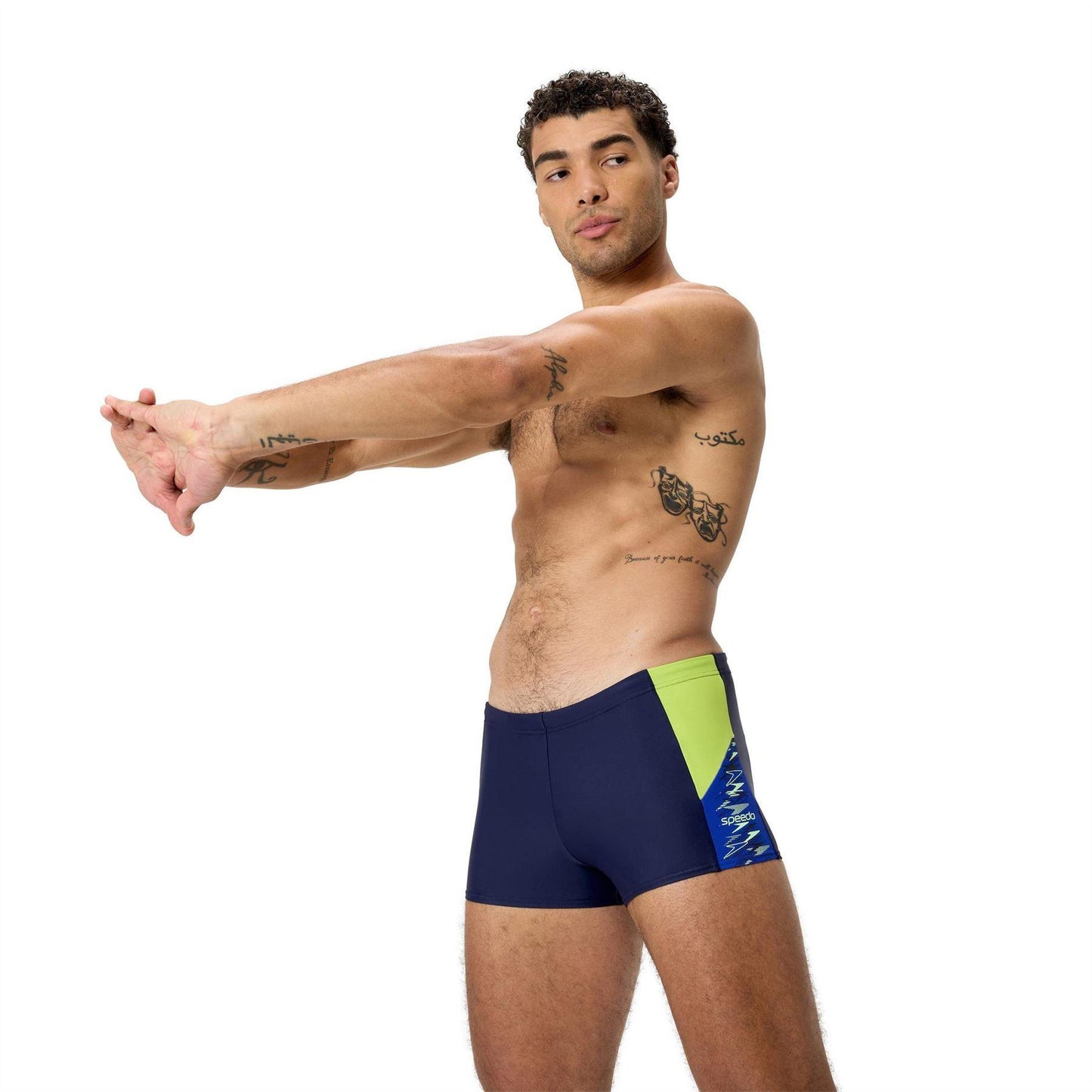 Peacoat-Deep Blue - Lifestyle - Speedo Mens Dive Aquashort Swimming Trunks