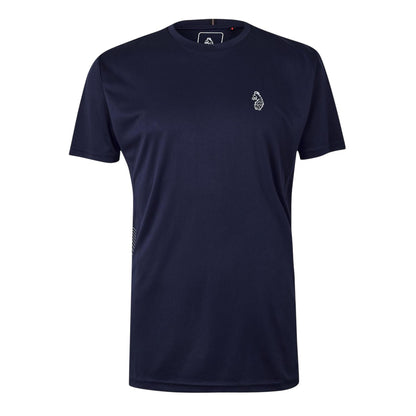 Navy - Front - Luke Mens Logo Regular T-Shirt