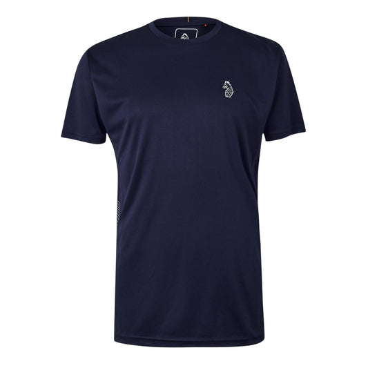 Navy - Front - Luke Mens Logo Regular T-Shirt