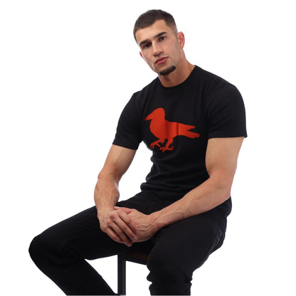 Black - Side - Modern Amusement Mens Robin Regular T-Shirt