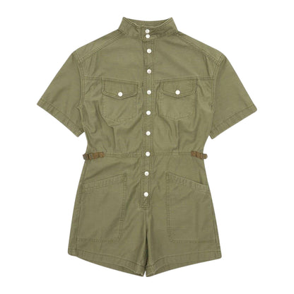 Olive Night - Front - Levis Womens-Ladies Denim Casual Romper