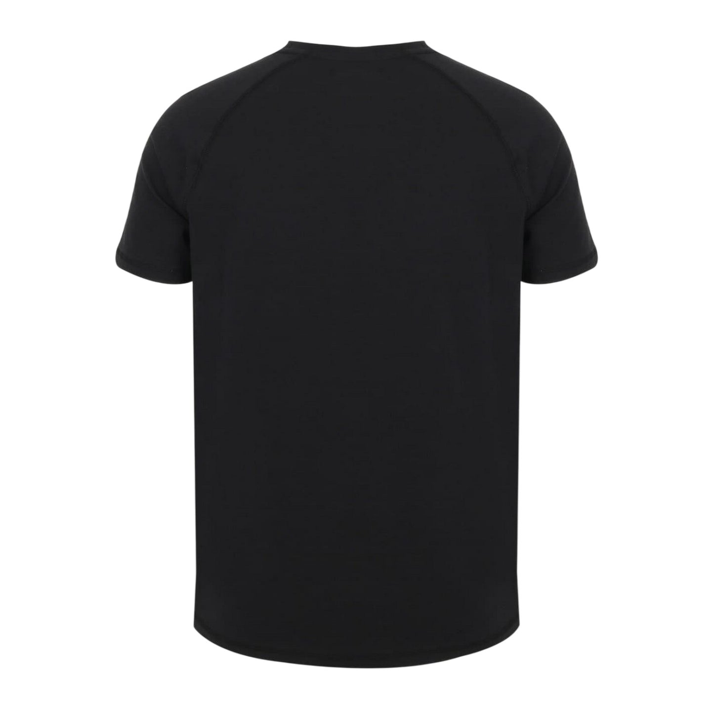 Black - Back - No Fear Mens Crew Neck Slim T-Shirt
