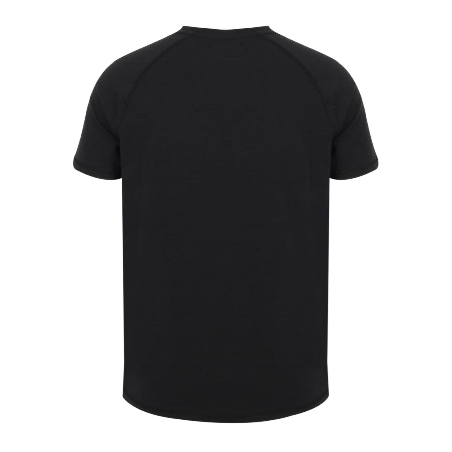 Black - Back - No Fear Mens Crew Neck Slim T-Shirt