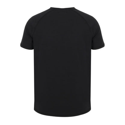 Black - Back - No Fear Mens Crew Neck Slim T-Shirt