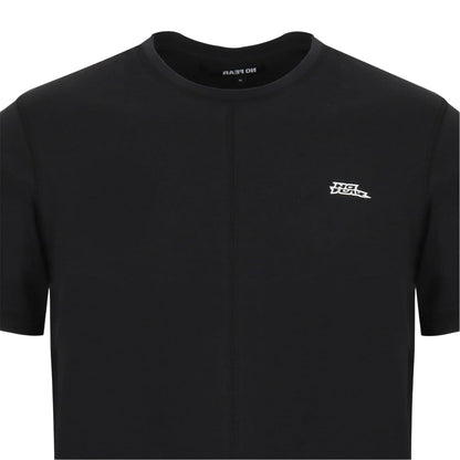Black - Side - No Fear Mens Crew Neck Slim T-Shirt