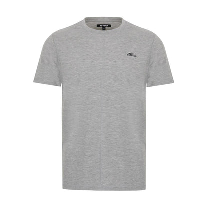 Grey - Front - No Fear Mens Crew Neck Slim T-Shirt