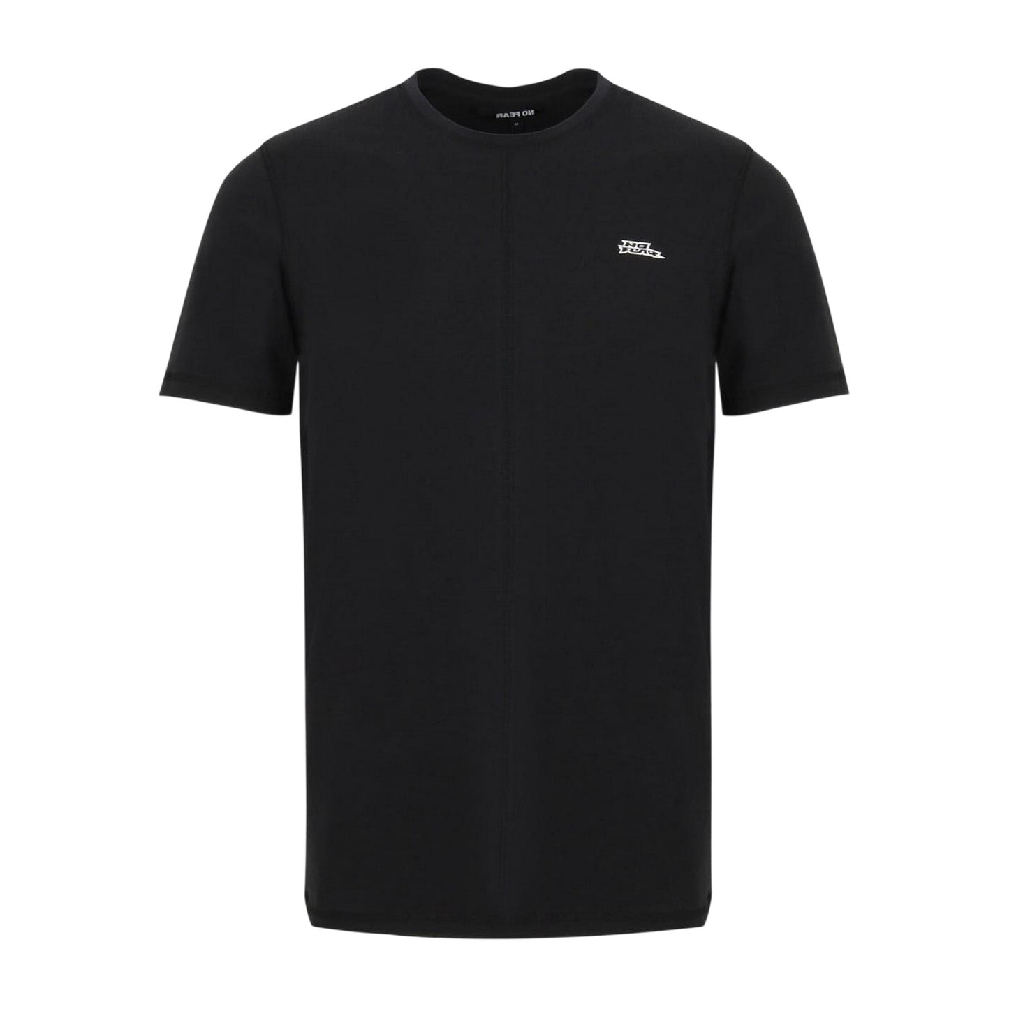 Black - Front - No Fear Mens Crew Neck Slim T-Shirt