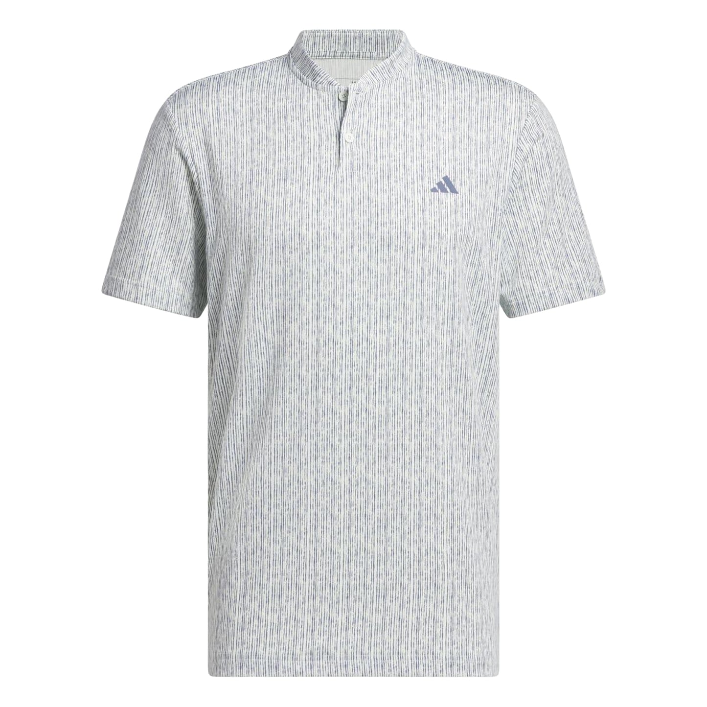 White - Front - Adidas Mens Ultimate 365 Printed Golf Polo Shirt