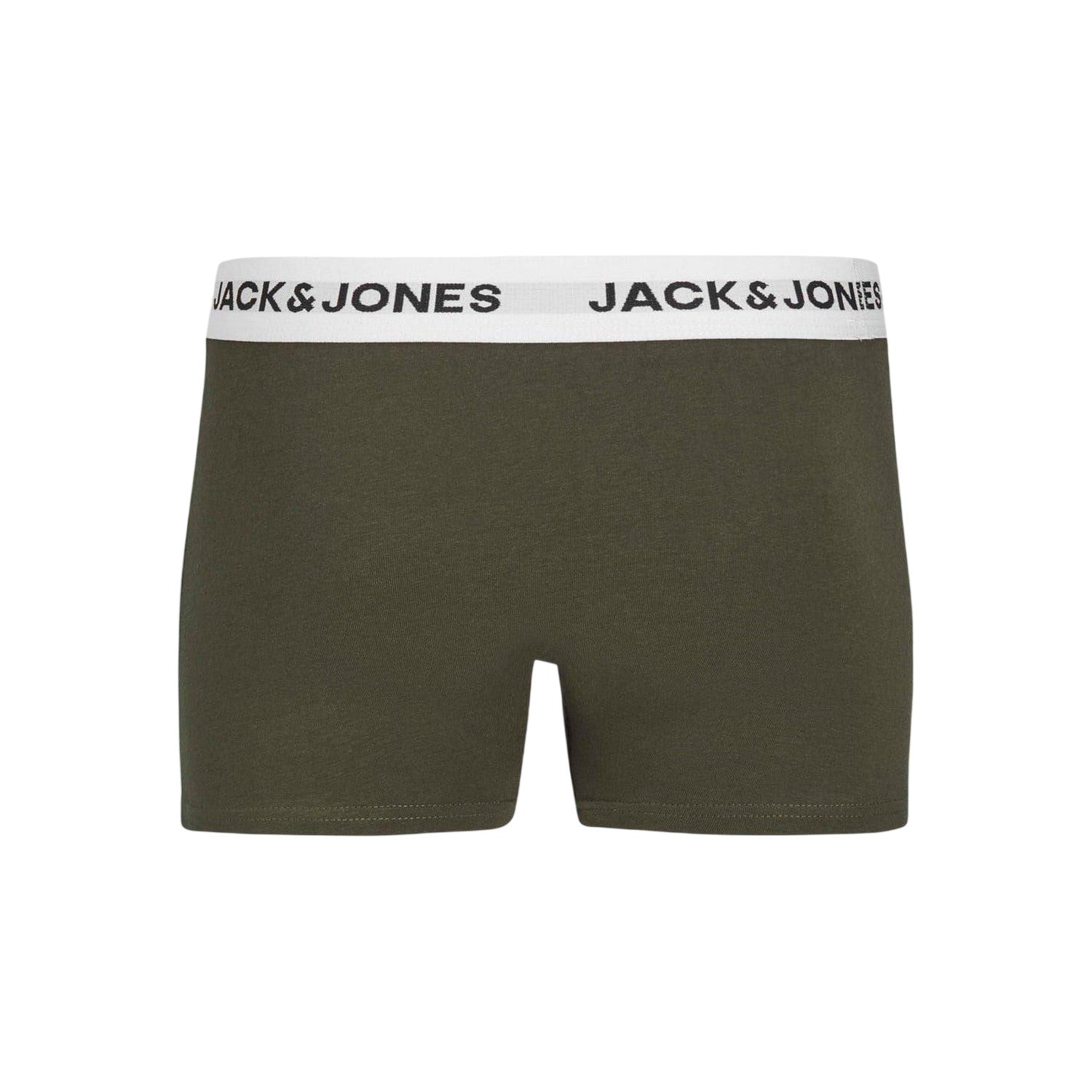 Multicoloured - Back - Jack And Jones Boys Logo Boxer Shorts (Pack of 5)