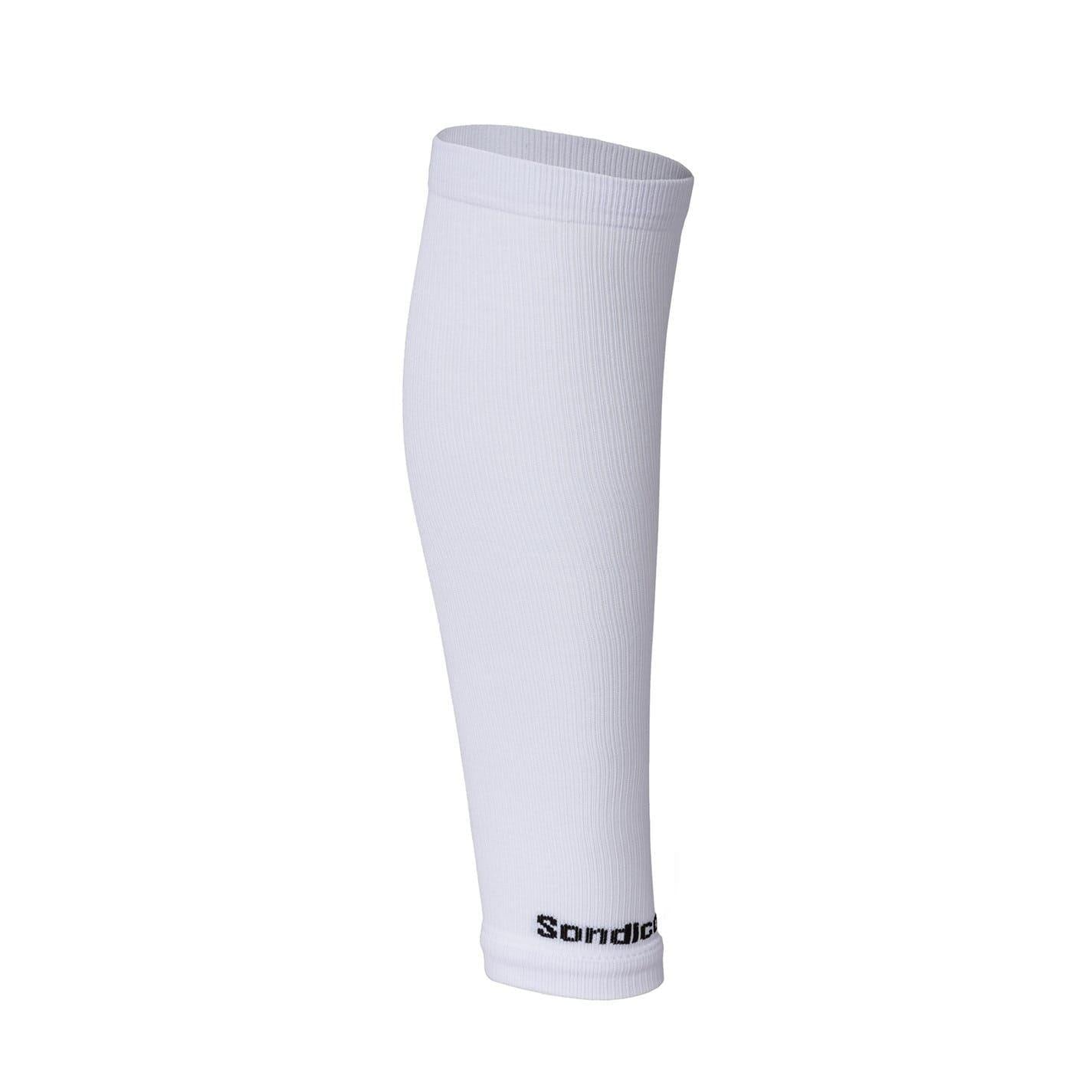 White - Front - Sondico Childrens-Kids Elite Football Ankle Sleeve (Pack of 1)