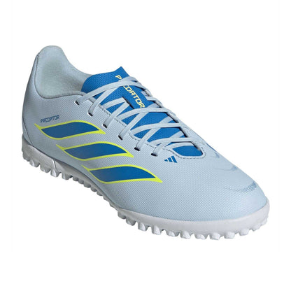 Blue-Yellow - Lifestyle - Adidas Childrens-Kids Predator Club Astro Artificial Ground Football Boots