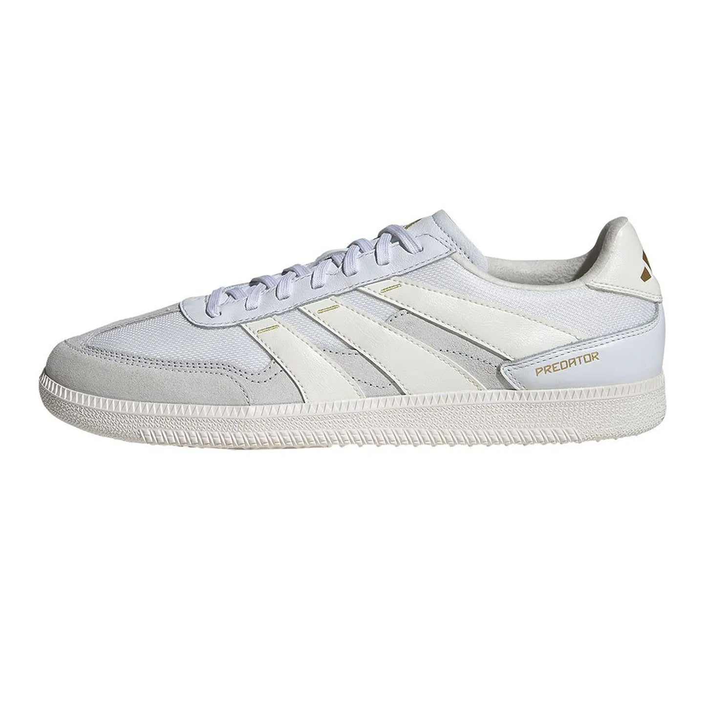 White-Off White - Back - Adidas Mens NIR86 Predator Freestyle Suede Indoor Football Trainers