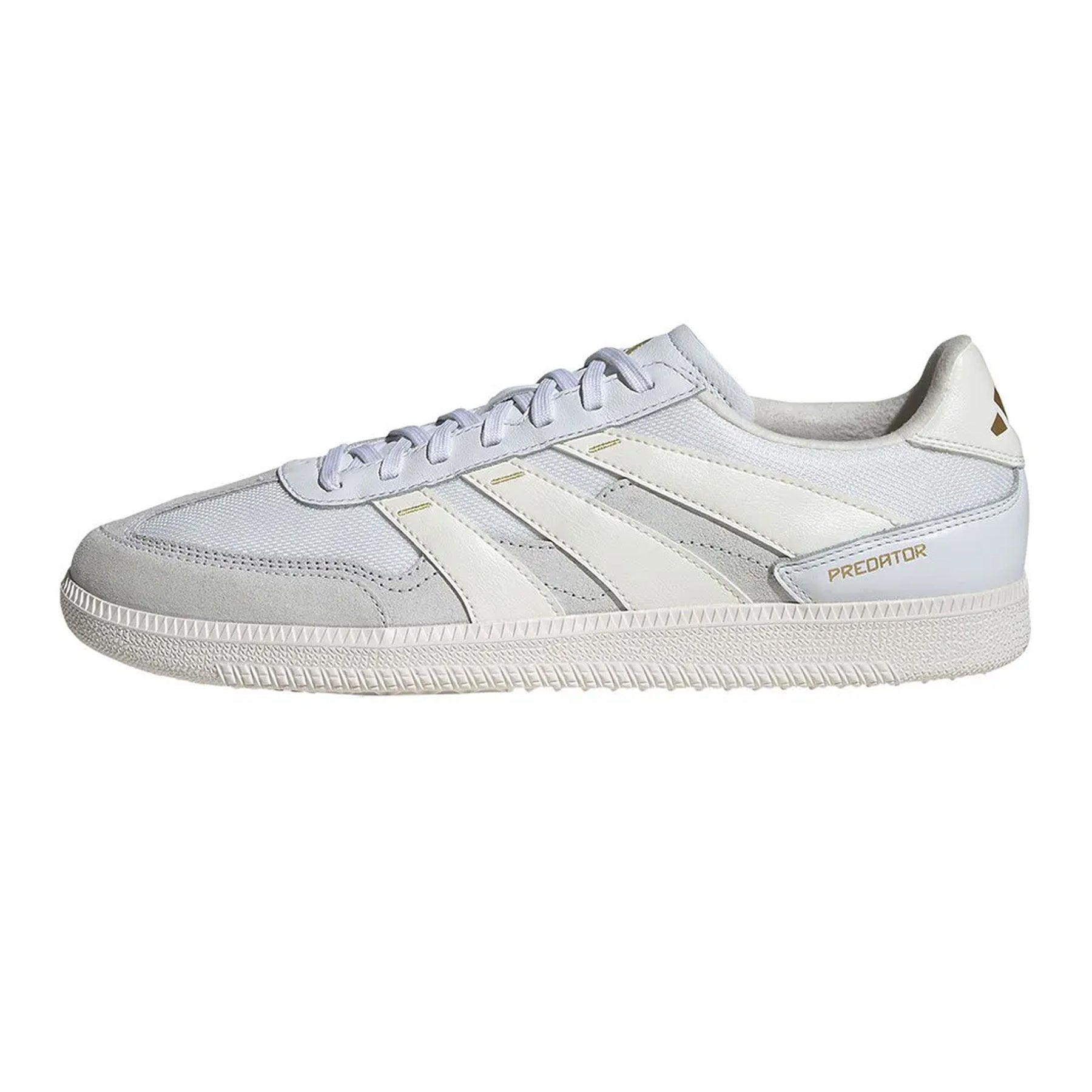 White-Off White - Back - Adidas Mens NIR86 Predator Freestyle Suede Indoor Football Trainers