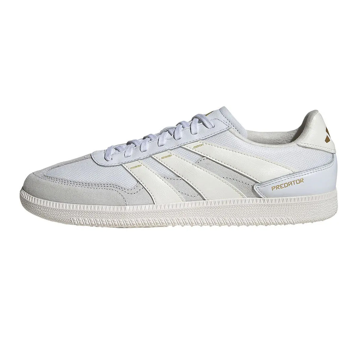 White-Off White - Back - Adidas Mens NIR86 Predator Freestyle Suede Indoor Football Trainers