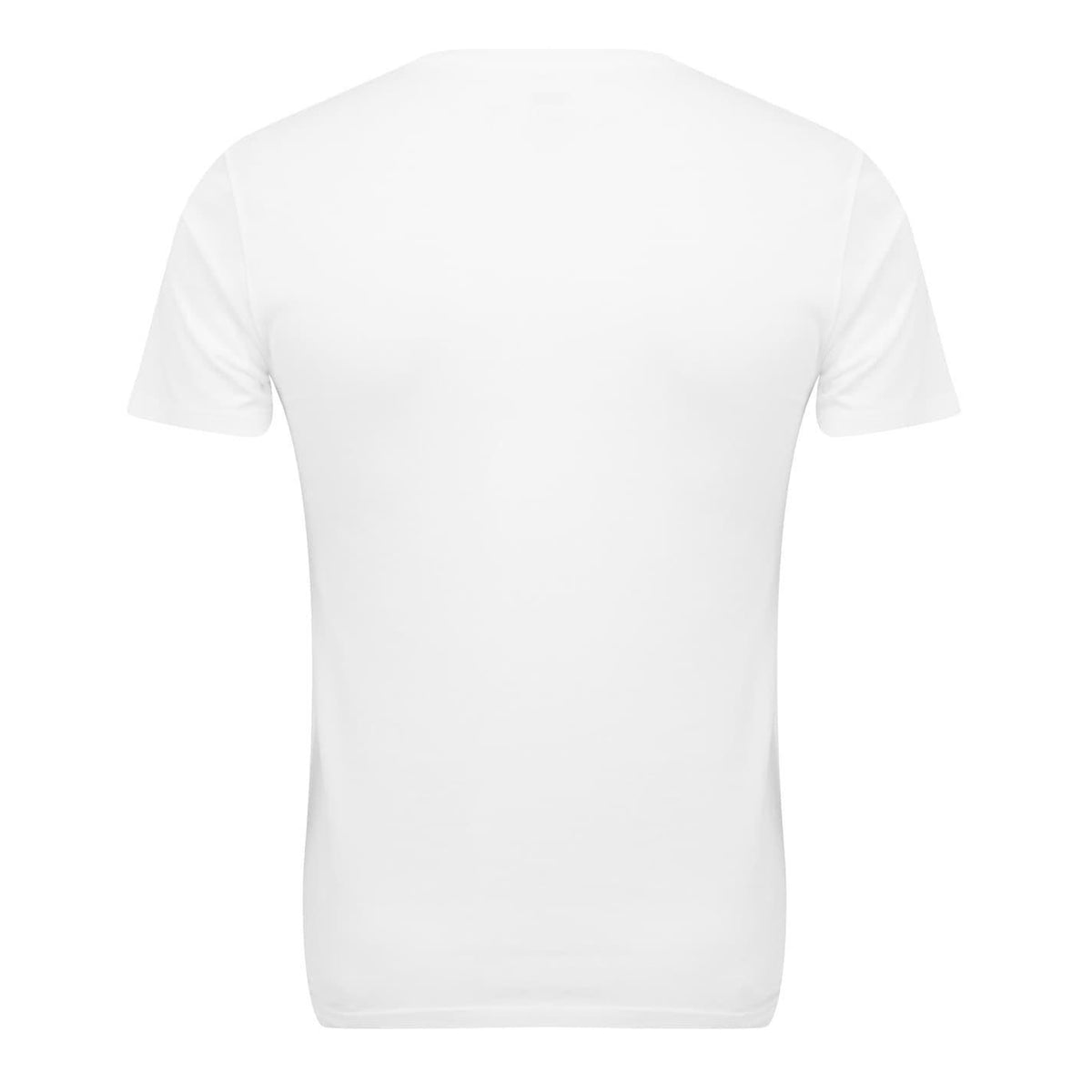 White - Back - Levis Mens Varsity Circle Batwing Logo Crew Neck T-Shirt