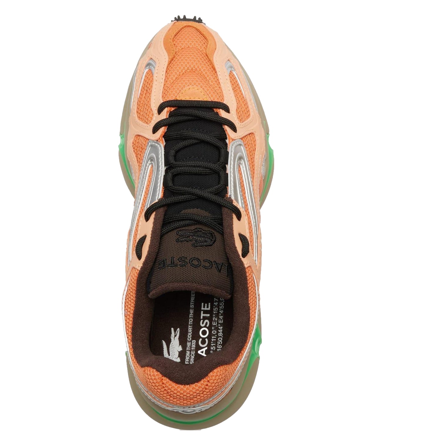 Orange-Green - Lifestyle - Lacoste Mens L003 2K24 Trainers