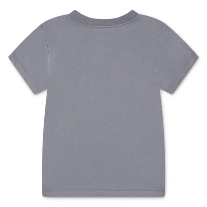 Smoke Grey - Back - Nike Childrens-Kids Game Swoosh T-Shirt