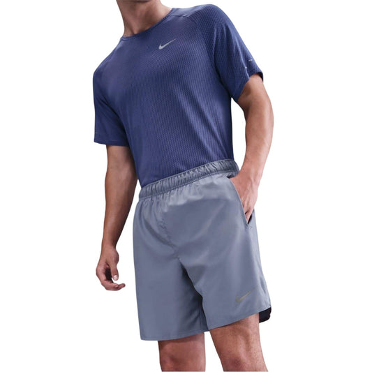 Indigo - Front - Nike Mens Challenge Running Shorts