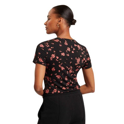 Black - Back - Ted Baker Womens-Ladies Floral All-Over Print T-Shirt