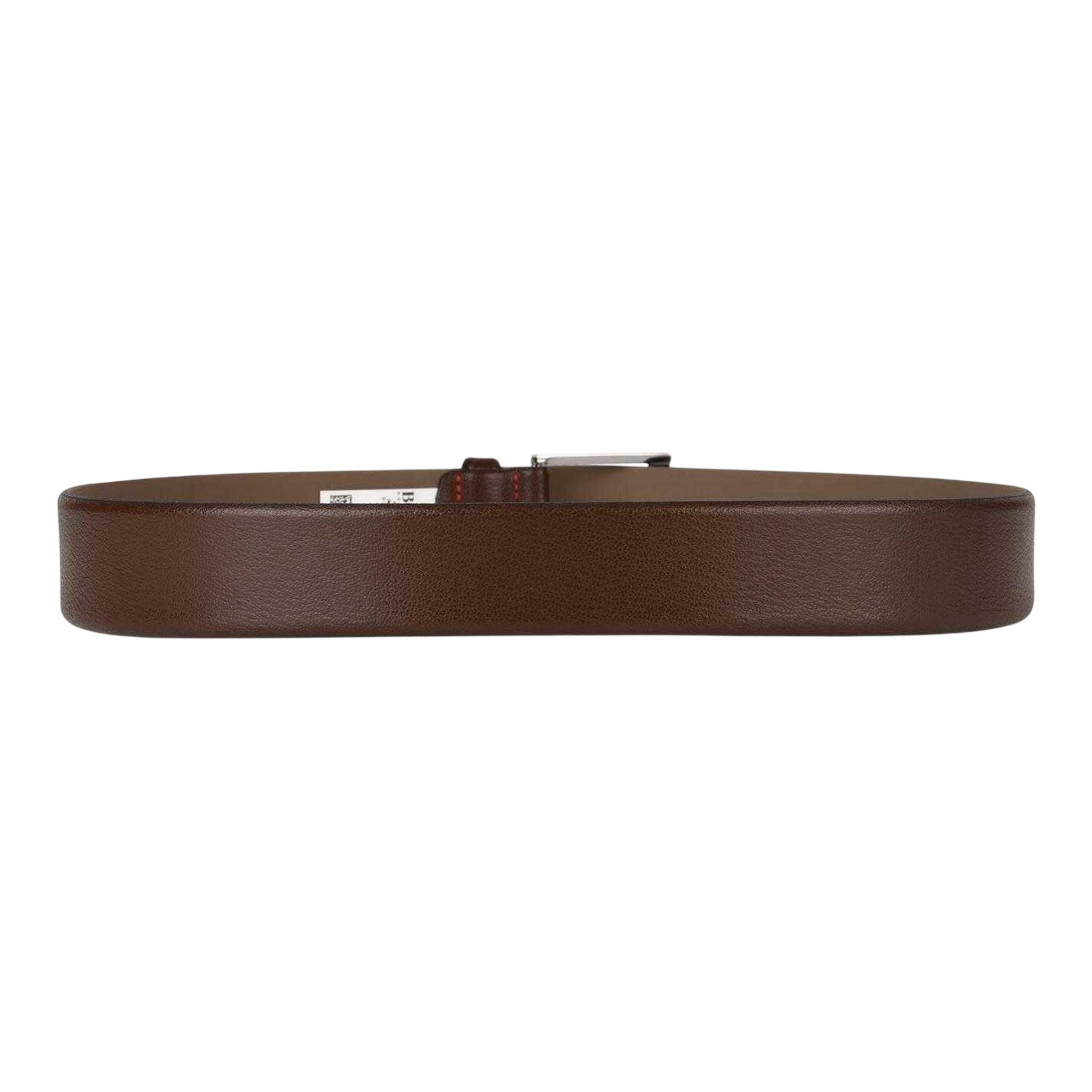 Brown - Side - Hugo Mens Gellot Leather Belt