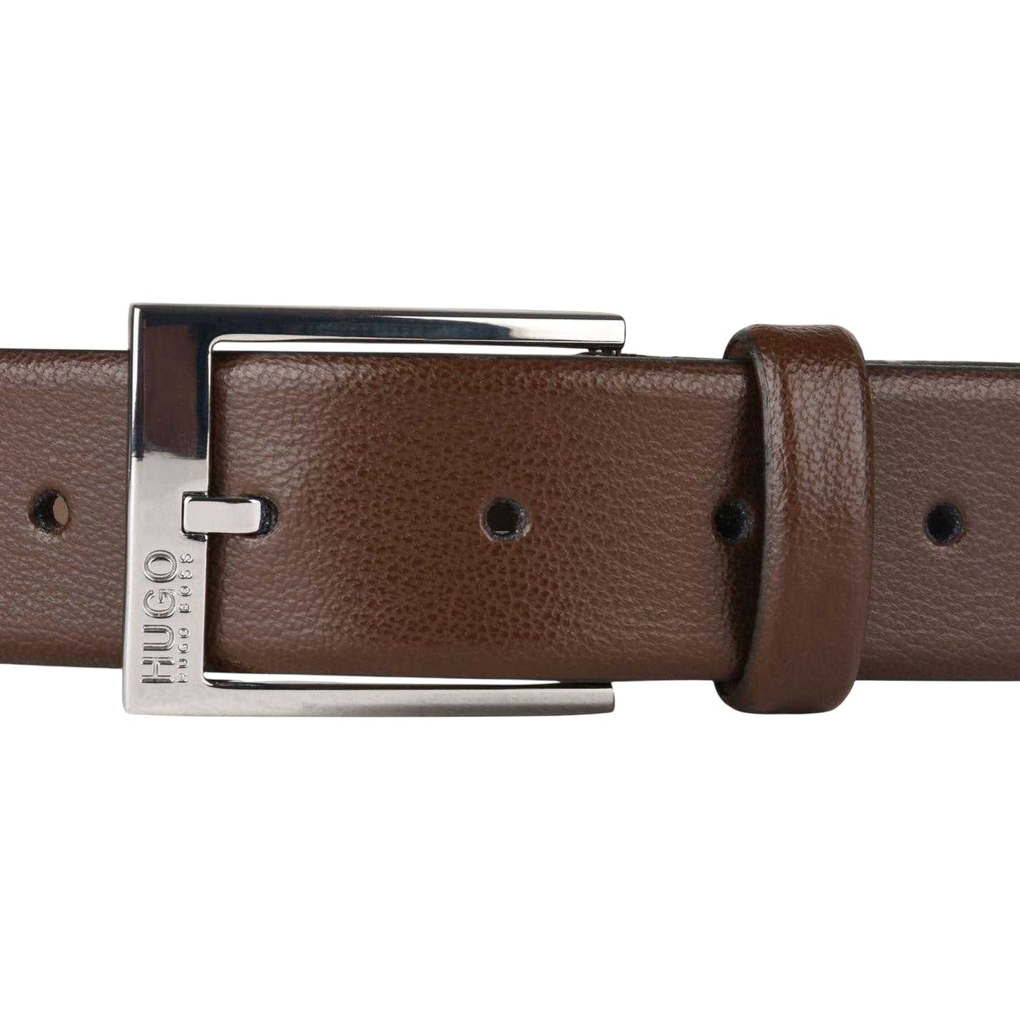 Brown - Lifestyle - Hugo Mens Gellot Leather Belt