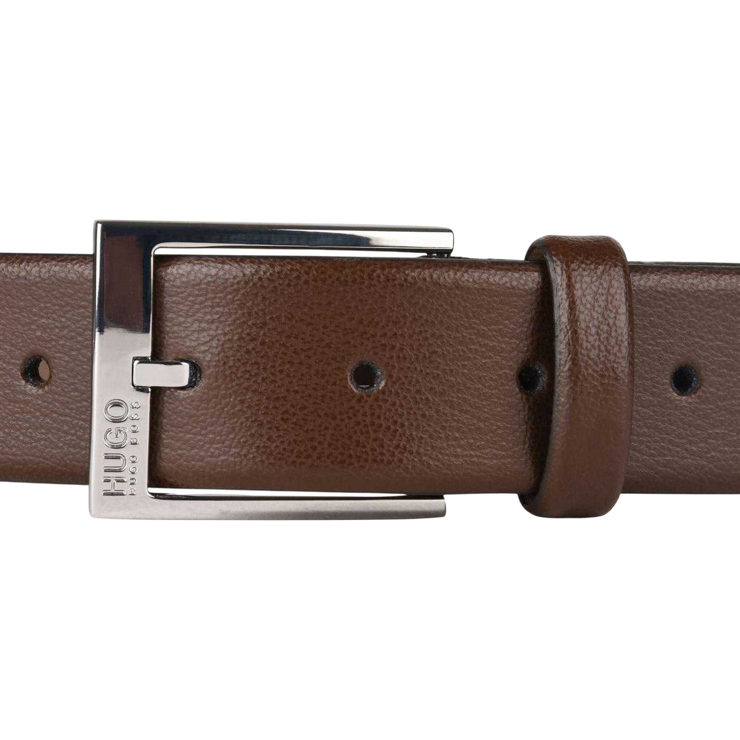 Brown - Lifestyle - Hugo Mens Gellot Leather Belt