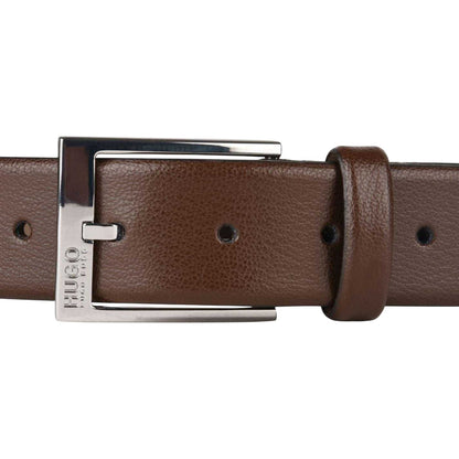 Brown - Lifestyle - Hugo Mens Gellot Leather Belt