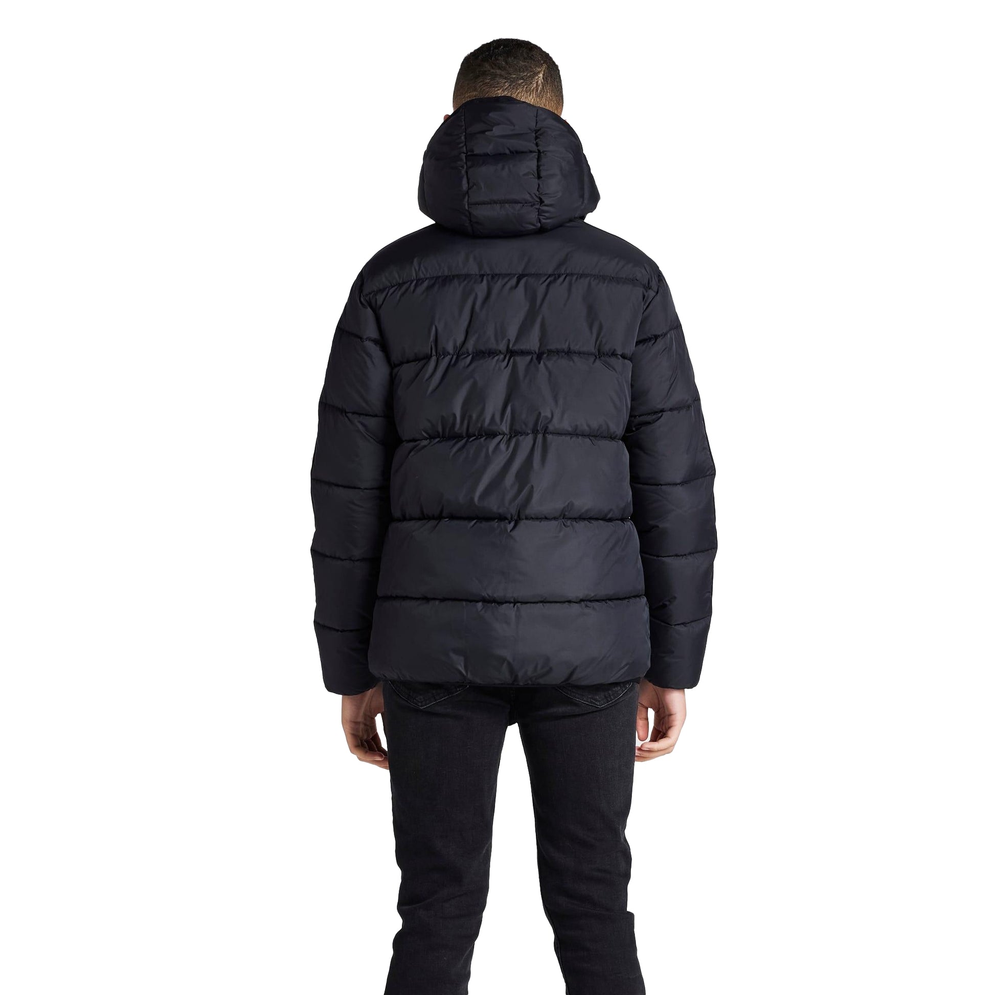 Black - Back - SikSilk Boys Bubble Parka