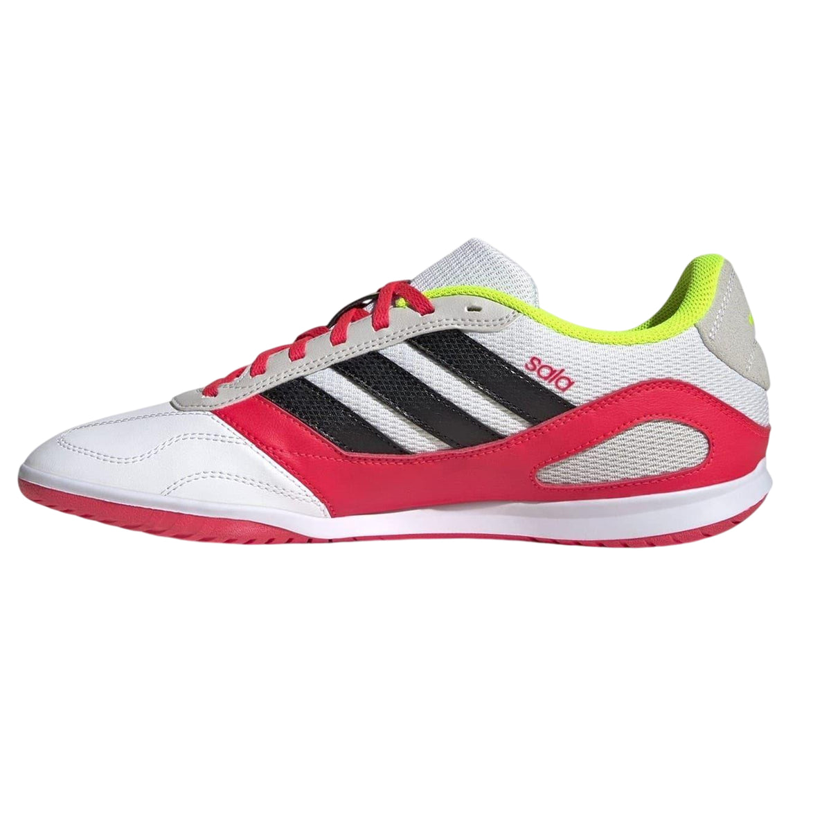 White-Red - Side - Adidas Mens Super Sala Competition III Futsal Football Boots
