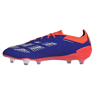 Lucid Blue - Side - Adidas Womens-Ladies Predator Elite Closed Toe Football Boots
