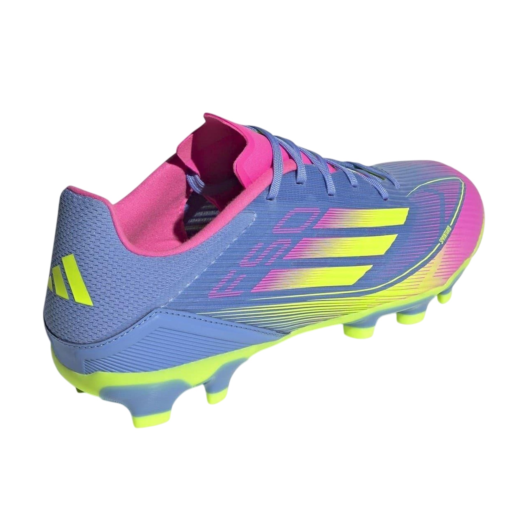 Blue - Back - Adidas Mens F50 League Striped Football Boots
