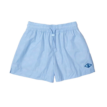 Blue - Front - Lacoste Womens-Ladies Monogram Shorts