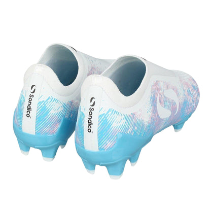 White-Pink-Blue - Back - Sondico Childrens-Kids Blaze Graphic Print Football Boots