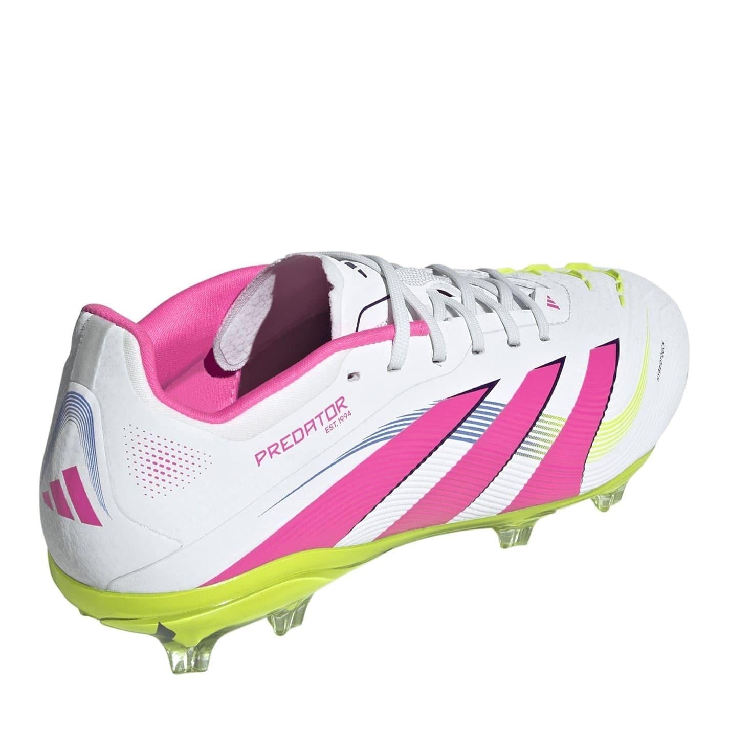White - Back - Predator Childrens-Kids Predator Pro Firm Ground Football Boots