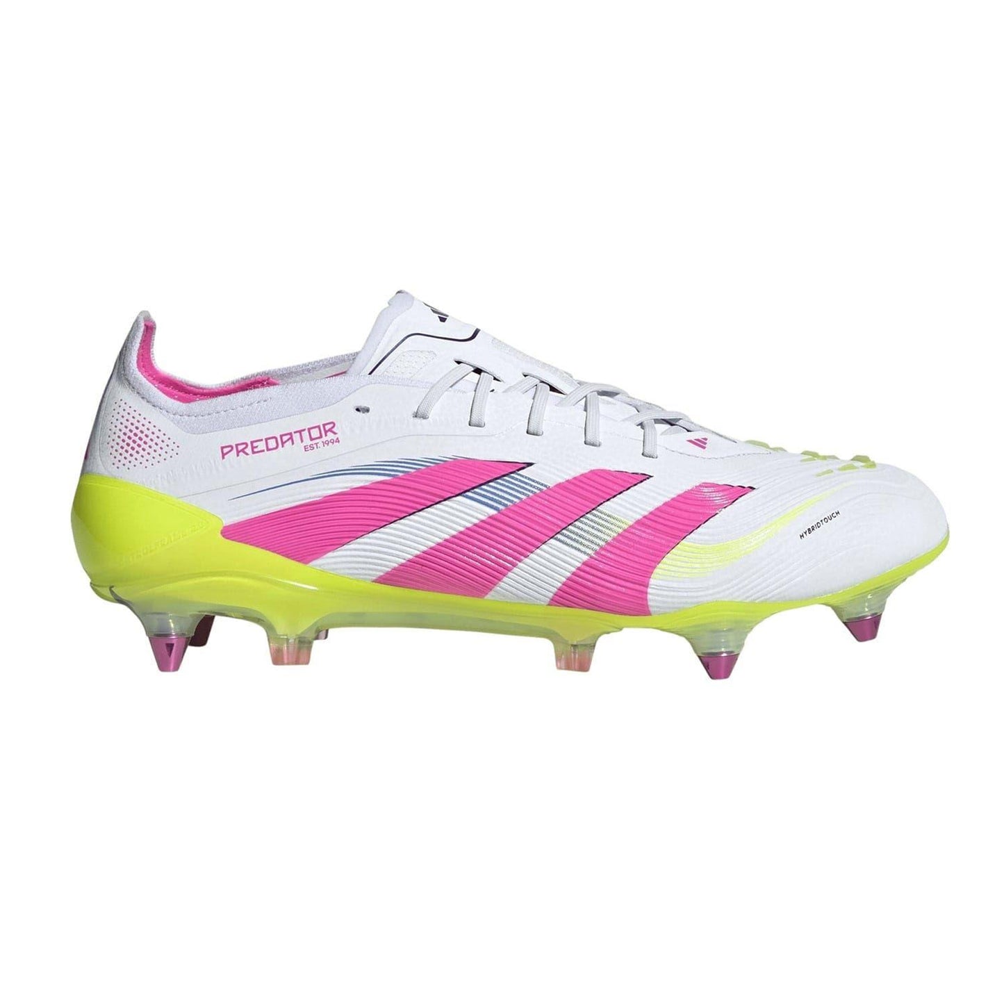 White - Front - Predator Childrens-Kids Predator Pro Firm Ground Football Boots